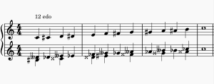 十二平均律，常规记谱，以C为根音.png